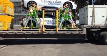 Los autos de la Formula E han llegado al AHR. Contendores MXePrix (1)