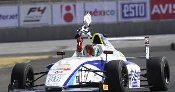 Luis Alfonso Pérez brilla en la jornada dominical de F4 Mexicana lap1erpuebla
