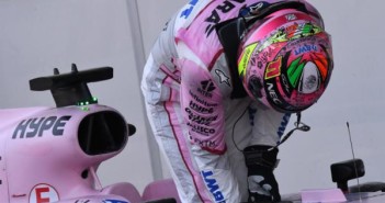 Abandono de Checo en Bakú y rompe racha de 37 carreras finalizando GPs. 20170625113318-NOTA